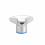 E+G Three-Lobed Knobs HD, stainless