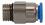 Stop valve brass nickel-plated