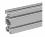 E+G Aluminum profile, heavy, 30x60-8, 2000mm, bundle of 2
