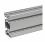 E+G Aluminum profile, light, 2000mm, bundle of 2