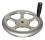 E+G Handwheel, acid-proof, without/groove, w/handle, matt 