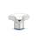 E+G Three-Lobed Knobs HD, stainless