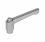 E+G stainless steel adjustable hand lever