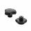 E+G Solid lobe knob, stainless steel