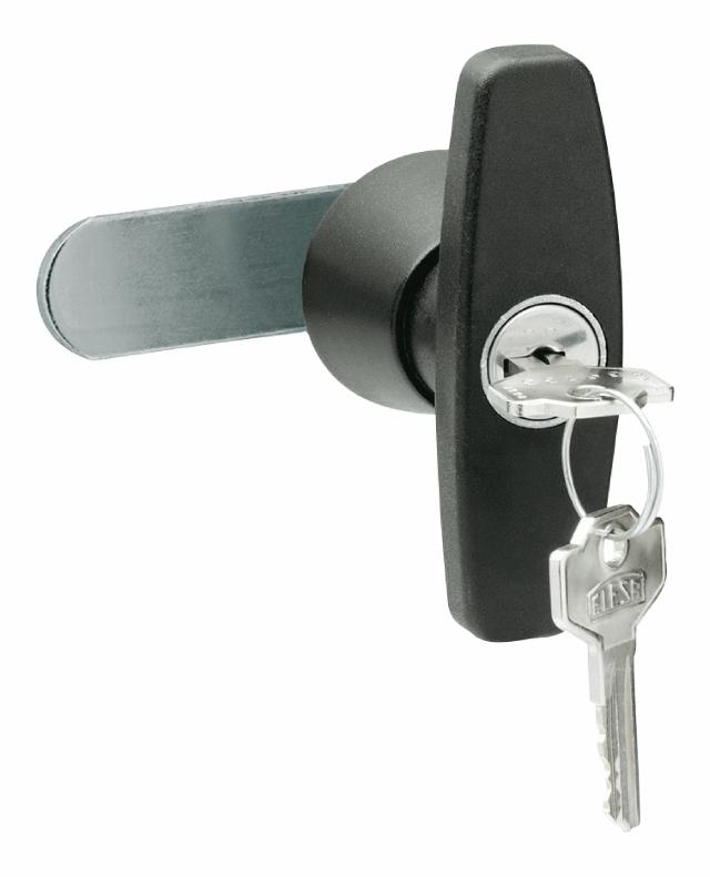 E+G Lever latch with T-Handle, anti-rotation