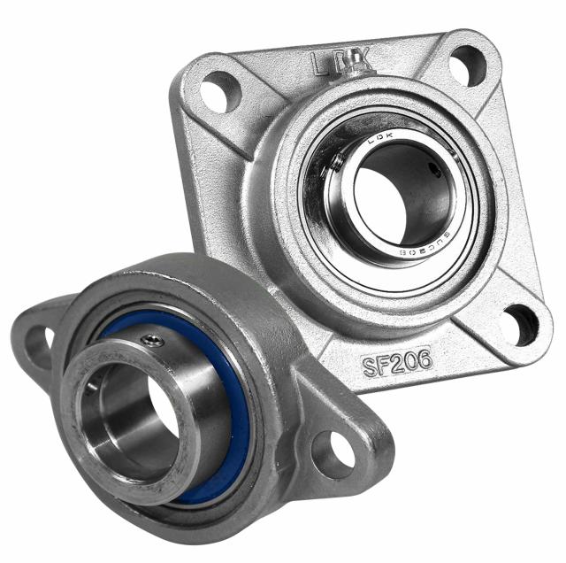 2 hole flange unit KFL001 f/shaft Ø12mm