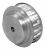 Timing belt pulley 16 T 2.5 15/2