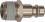 Plug for quick coupling, with outer R 1/8