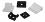 Dual direction mounting plate, black