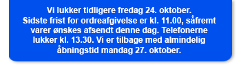 Kickoff info